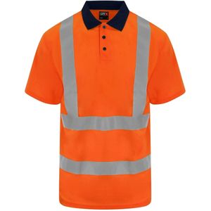 Reflecterende polo oranje