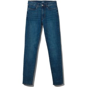 HEMA Dames Jeans - Skinny Fit Middenblauw (middenblauw)