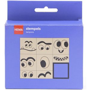 HEMA Stempelset Gezichtjes Monster