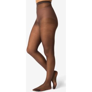 HEMA Panty&apos;s Mat Halfdoorschijnend - 4 Stuks Bruin (bruin)