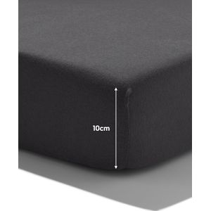 HEMA Splittopper Hoeslaken Zacht Katoen 160x200 Donkergroen (donkergrijs)