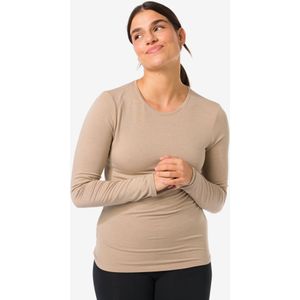 HEMA Dames Thermoshirt Beige (beige)