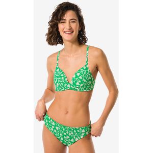 HEMA Dames Bikinibroekje Middelhoge Taille Groen (groen)