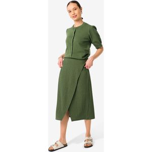 HEMA Damesrok Nona Structuur Groen (groen)