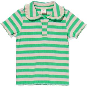 HEMA Kinder T-shirt Met Polokraag Groen (groen)