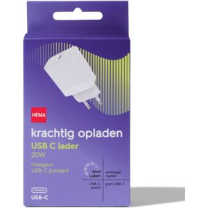 HEMA Oplader USB-C Wit