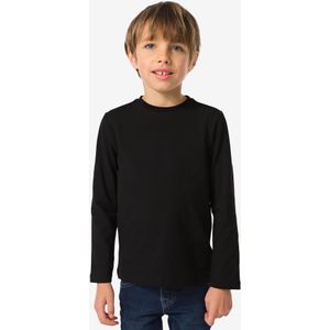 HEMA Kinder T-shirt - Biologisch Katoen Zwart (zwart)