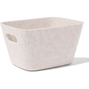 HEMA Mand 20x12cm Vilt Beige