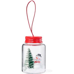 HEMA Kerstbal Glazen Potje Rood Glas 7,5cm (rood)