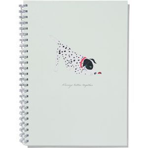 HEMA Plakboek Met Spiraal 32.5x23 Blanco Dalmati�r