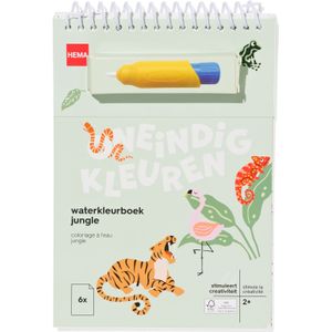 HEMA Waterkleurboek Jungle 2+