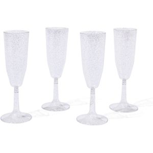 HEMA Champagneglazen Plastic - 4 Stuks