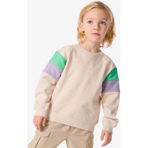 HEMA Kindersweater Met Kleurblokken Beige (beige)