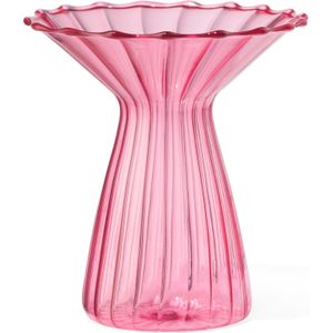 HEMA Vaas Voor Geurstokjes XS Glas Met Kraag (roze)