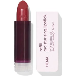 HEMA Navulling Moisturising Lipstick 55 Cherry Berry - Creamy (middenrood)