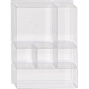 HEMA Lade Organizer 30x22.5x5.5 6-delig (Transparant)