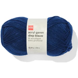 HEMA Acryl Garen Diepblauw 100gram 250meter