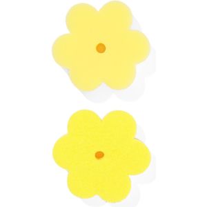 HEMA Schuursponsjes Gele Bloem - 2 Stuks