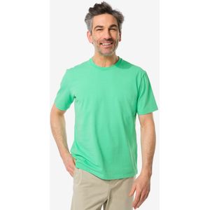 HEMA Heren T-shirt Relaxed Fit Groen (groen)