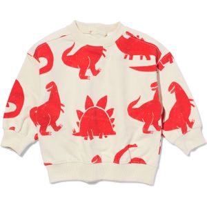 HEMA Baby Sweater Dino&apos;s Ecru (ecru)