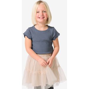 HEMA Kindershirt Rib Grijs (grijs)