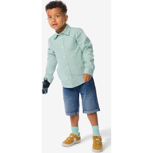 HEMA Kindershort Jogdenim Middenblauw (middenblauw)
