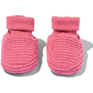 HEMA Newborn Sloffen Gebreid Roze (roze)