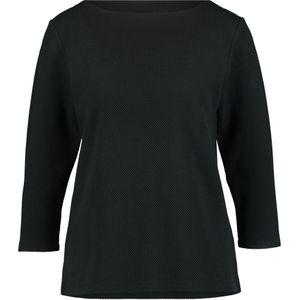 HEMA Dames-shirt Structuur Zwart (zwart)