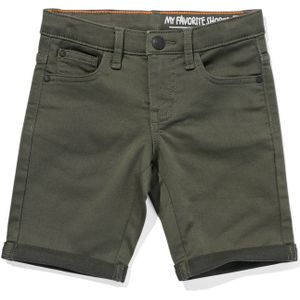 HEMA Kindershort Jogdenim Groen (groen)