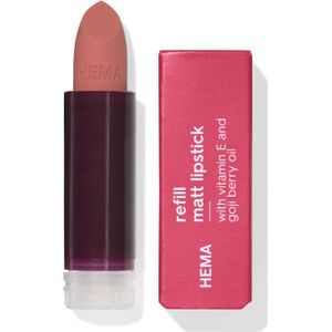 HEMA Navulling Matte Lipstick 66 Warm Pink (roze)