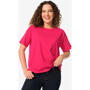 HEMA Dames T-shirt Daisy Roze (roze)