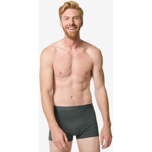 HEMA Heren Boxers Kort Stretch Katoen - 3 Stuks Groen (groen)