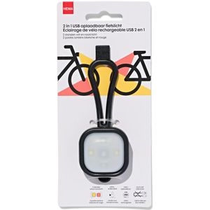 HEMA USB Fietslampje Voor- En Achter
