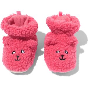 HEMA Baby Slofjes Teddy Kat Roze (roze)