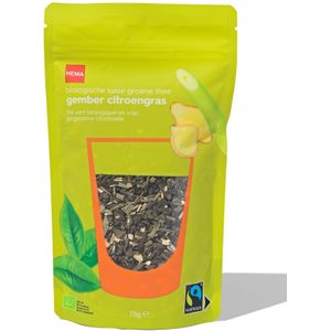 HEMA Navulling Bio Groene Thee Gember-citroengras 75gr