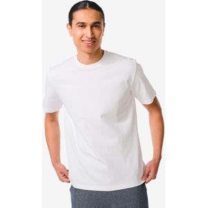 HEMA Heren T-shirt Relaxed Fit O-hals Grijs (grijs)