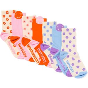 HEMA Cadeauset Sokken Bloem Maat 36-41 - 7 Paar