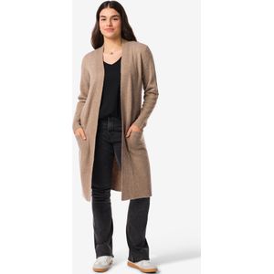 HEMA Damesvest Lana Gebreid Beige (beige)