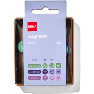 HEMA Magneten Voor Planbord - 30 Stuks