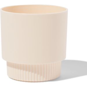 HEMA Bloempot 12x13cm Plastic Beige