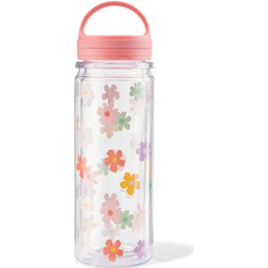 HEMA Waterfles Bloemen 500ml