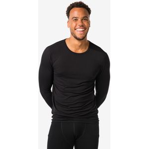 HEMA Heren Thermoshirt Zwart (zwart)