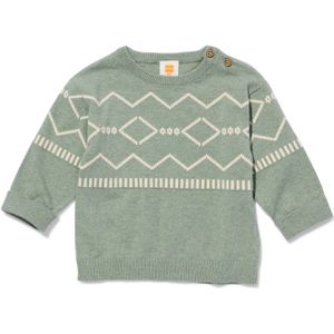 HEMA Newborn Trui Nordic Groen (groen)