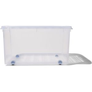 HEMA Opbergbox 70L Paris Transparant 72x40x38 (transparant)