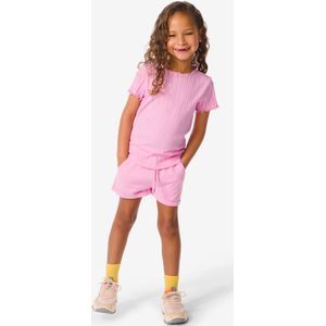 HEMA Kinder Sweatshort Roze (roze)