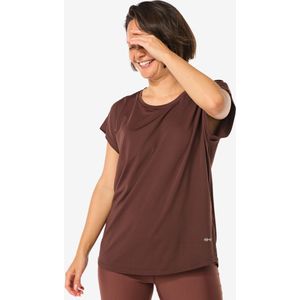 HEMA Dames Sportshirt Donkerbruin (donkerbruin)