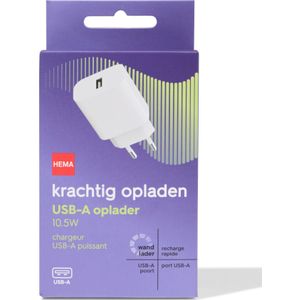 HEMA USB Oplader 2.1A Met 1 Poort Wit