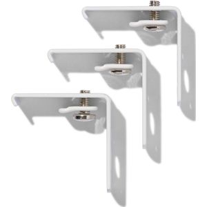 HEMA Steunen 3cm Voor Gordijn U-rail - 3 Stuks (wit)
