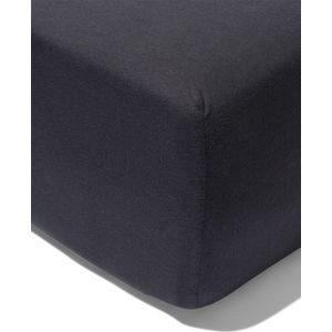 HEMA Boxspring Hoeslaken Jersey 140x200 Donkergrijs (donkergrijs)