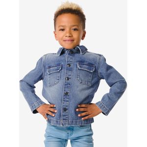 HEMA Kinder Denim Overshirt Blauw (blauw)